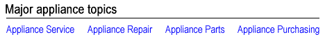 Appliance411 - Major Home Appliance Recourses