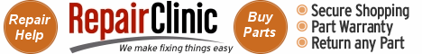 RepairClinic.com - Online appliance parts, FREE repair advice