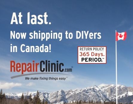 RepairClinic.com now ships to Canada!