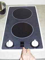 Cooktop with up-front controls