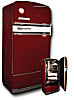 Jowers Antique Appliances fridge makeover