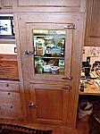 Wooden country kitchen style icebox modern refrigerator